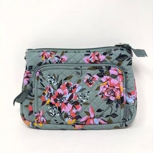 NWT Vera Bradley Little Hipster Quilted Rosy Outlook Crossbody RFID Bag